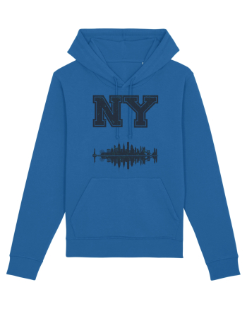 Retro Vintage New York College Jersey Royal Blue