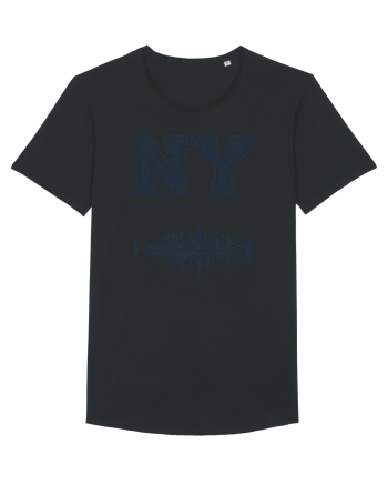 Retro Vintage New York College Jersey Black