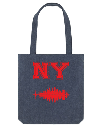 Retro Vintage New York College Jersey Midnight Blue
