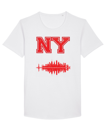 Retro Vintage New York College Jersey White