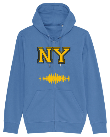 Retro Vintage New York College Jersey Bright Blue