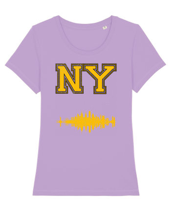 Retro Vintage New York College Jersey Lavender Dawn