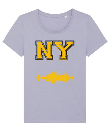 Retro Vintage New York College Jersey Lavender