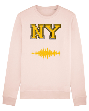 Retro Vintage New York College Jersey Candy Pink