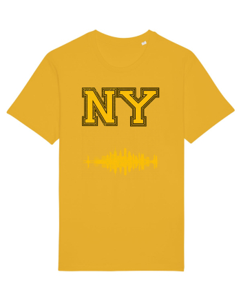 Retro Vintage New York College Jersey Spectra Yellow