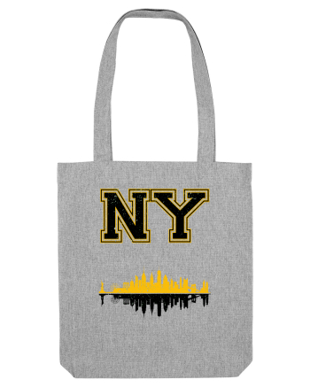 Retro Vintage New York College Jersey Heather Grey