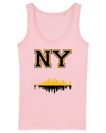 Retro Vintage New York College Jersey Cotton Pink