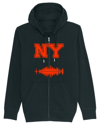 Retro Vintage New York College Jersey Black