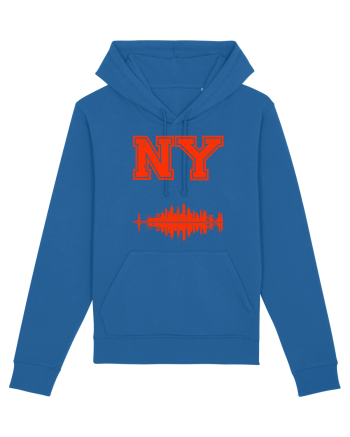 Retro Vintage New York College Jersey Royal Blue