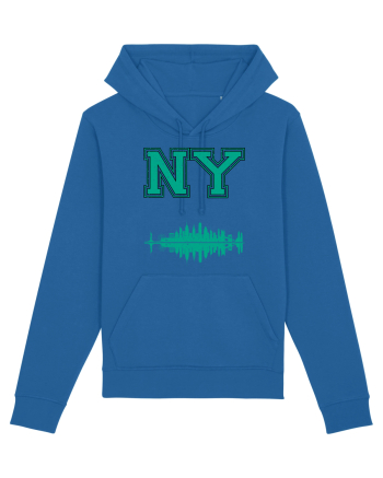 Retro Vintage New York College Jersey Royal Blue