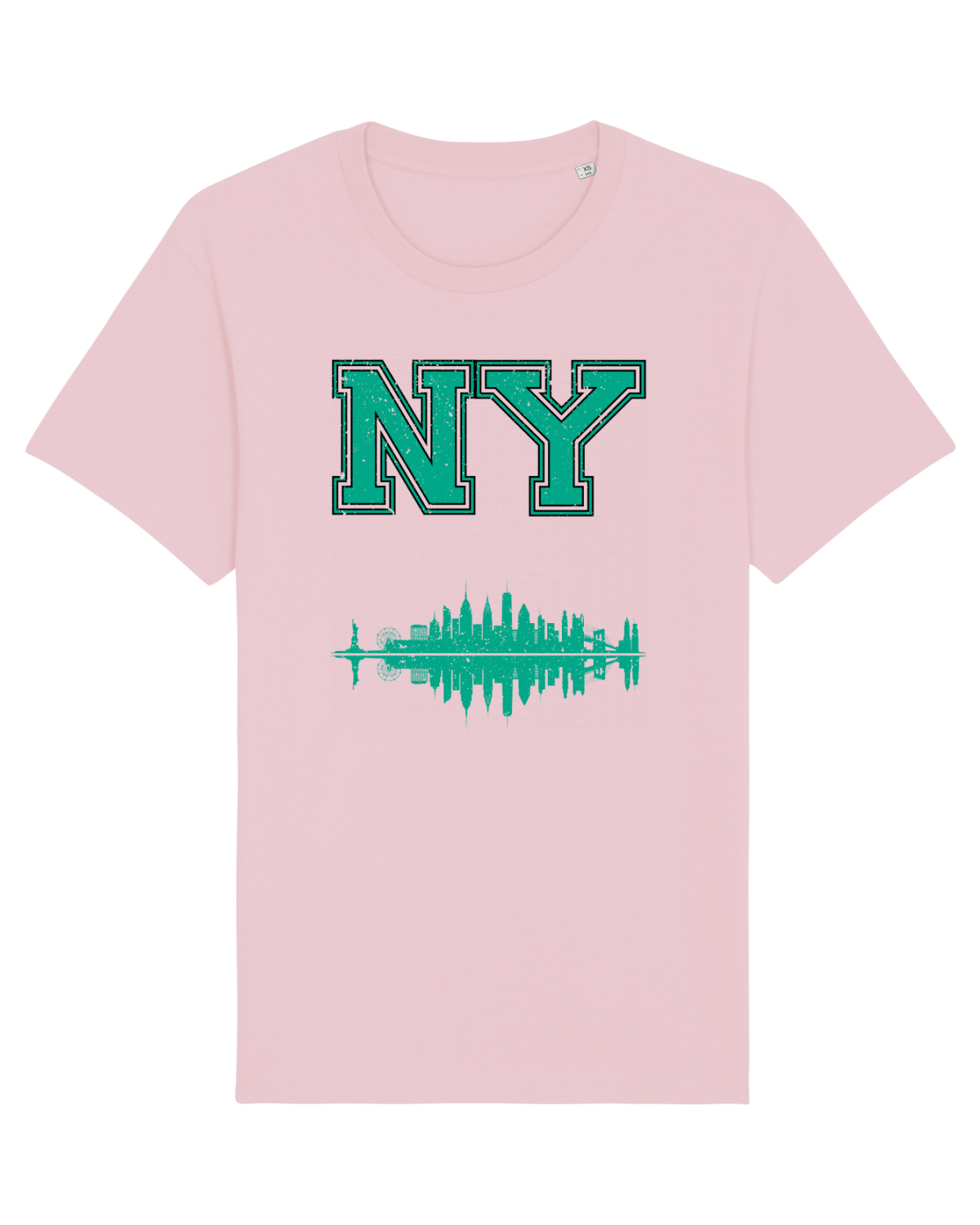 Tricou mânecă scurtă Unisex Rocker Cotton Pink