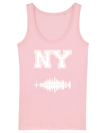 Retro Vintage New York College Jersey Cotton Pink
