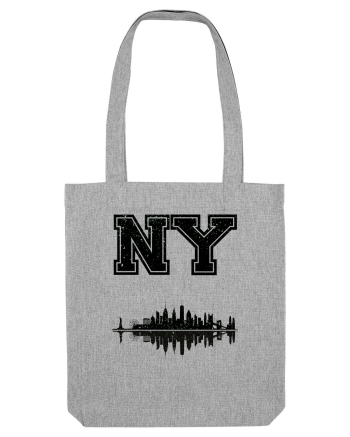 Retro Vintage New York College Jersey Heather Grey