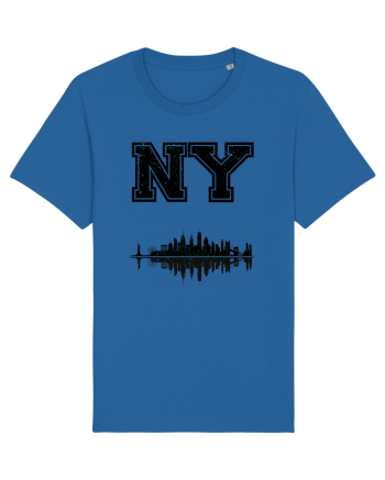 Retro Vintage New York College Jersey Royal Blue