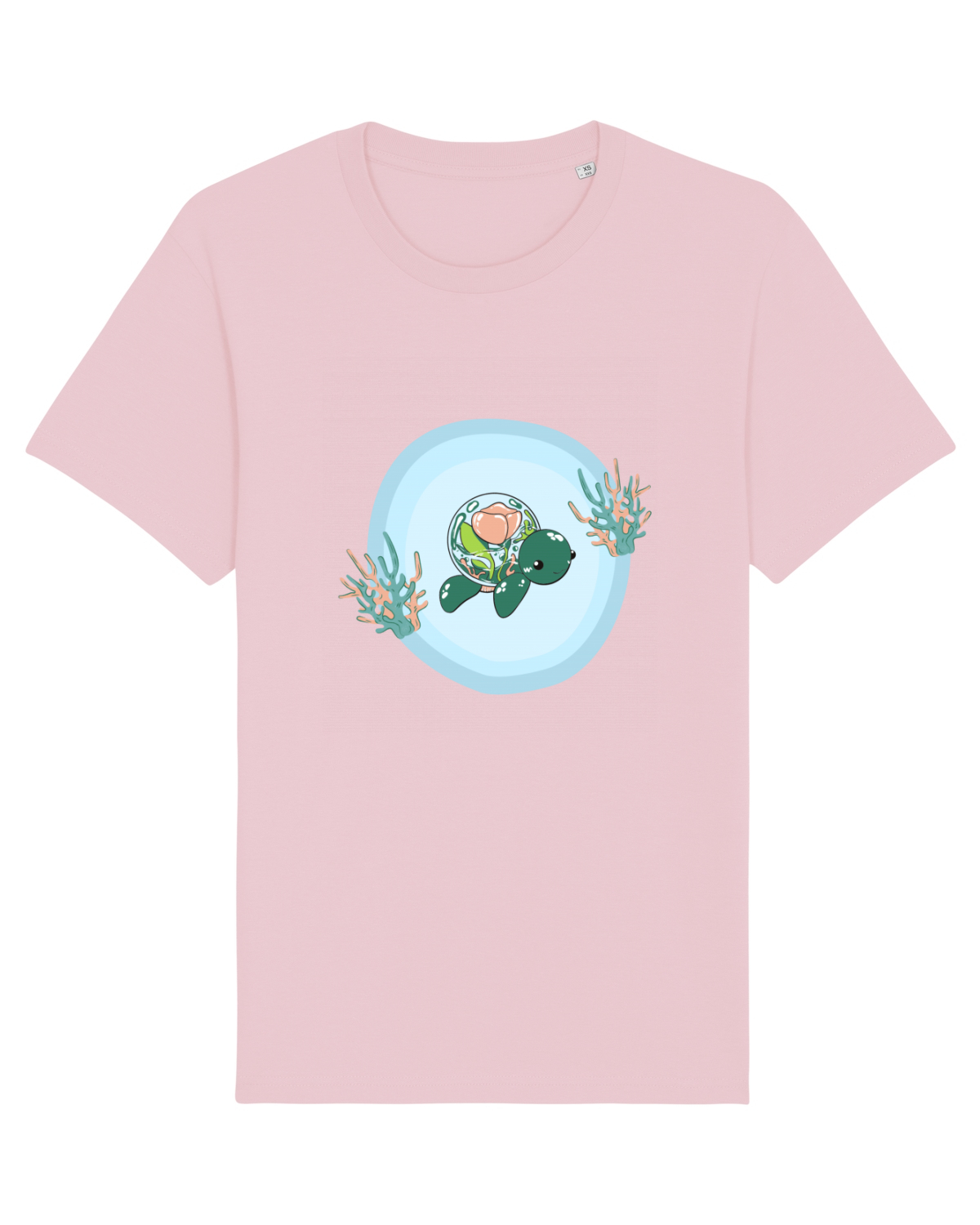 Tricou mânecă scurtă Unisex Rocker Cotton Pink
