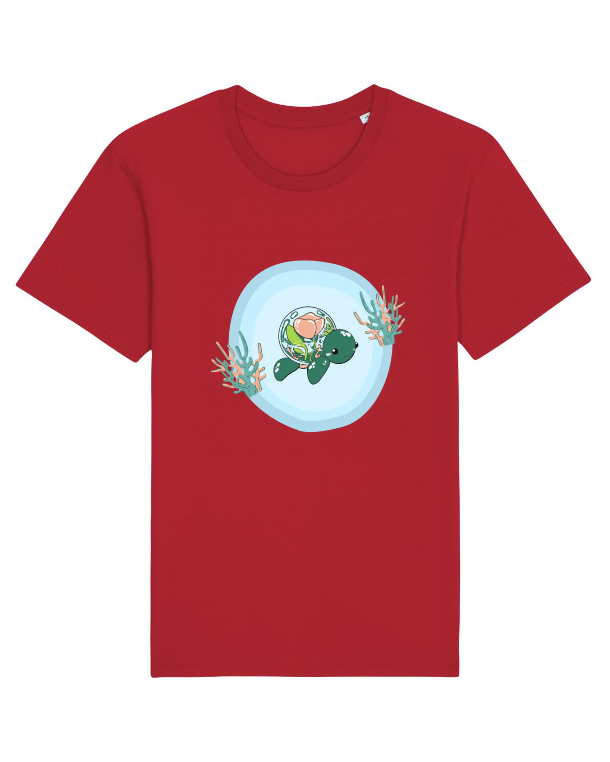 Tricou mânecă scurtă Unisex Rocker Red