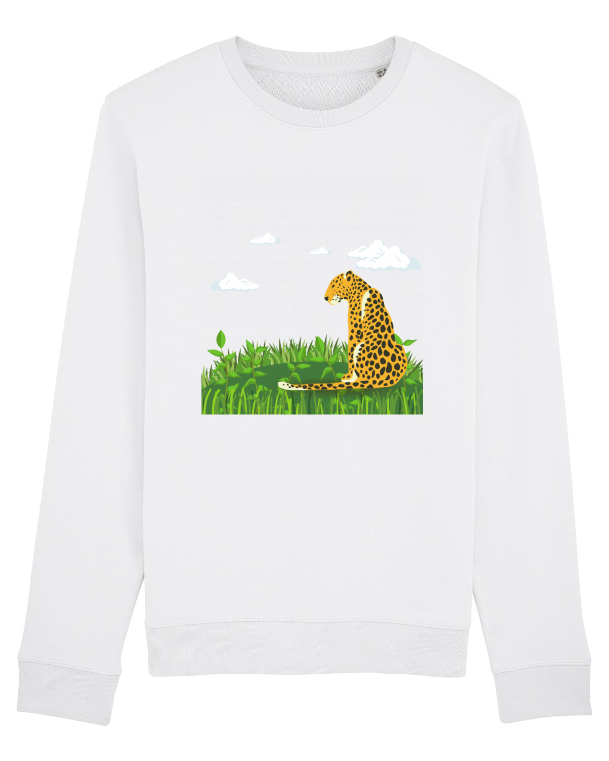Bluză mânecă lungă Unisex Rise White