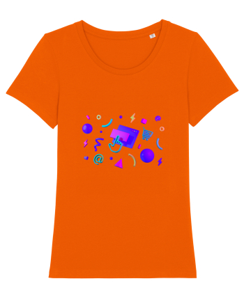 social media Bright Orange