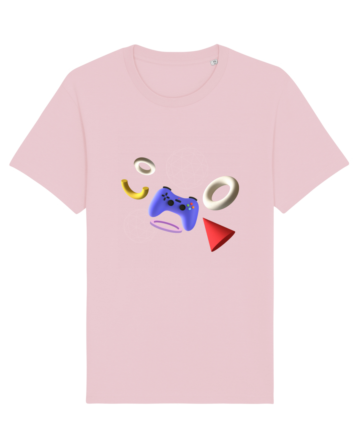 Tricou mânecă scurtă Unisex Rocker Cotton Pink