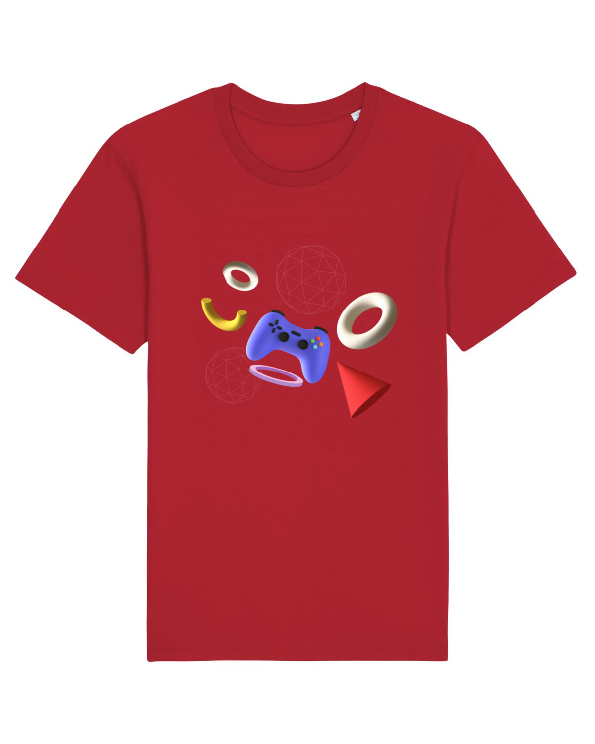 Tricou mânecă scurtă Unisex Rocker Red