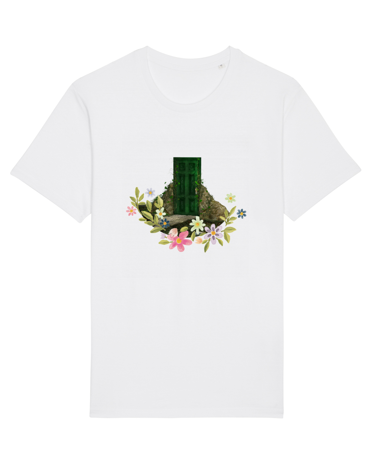 Tricou mânecă scurtă Unisex Rocker White