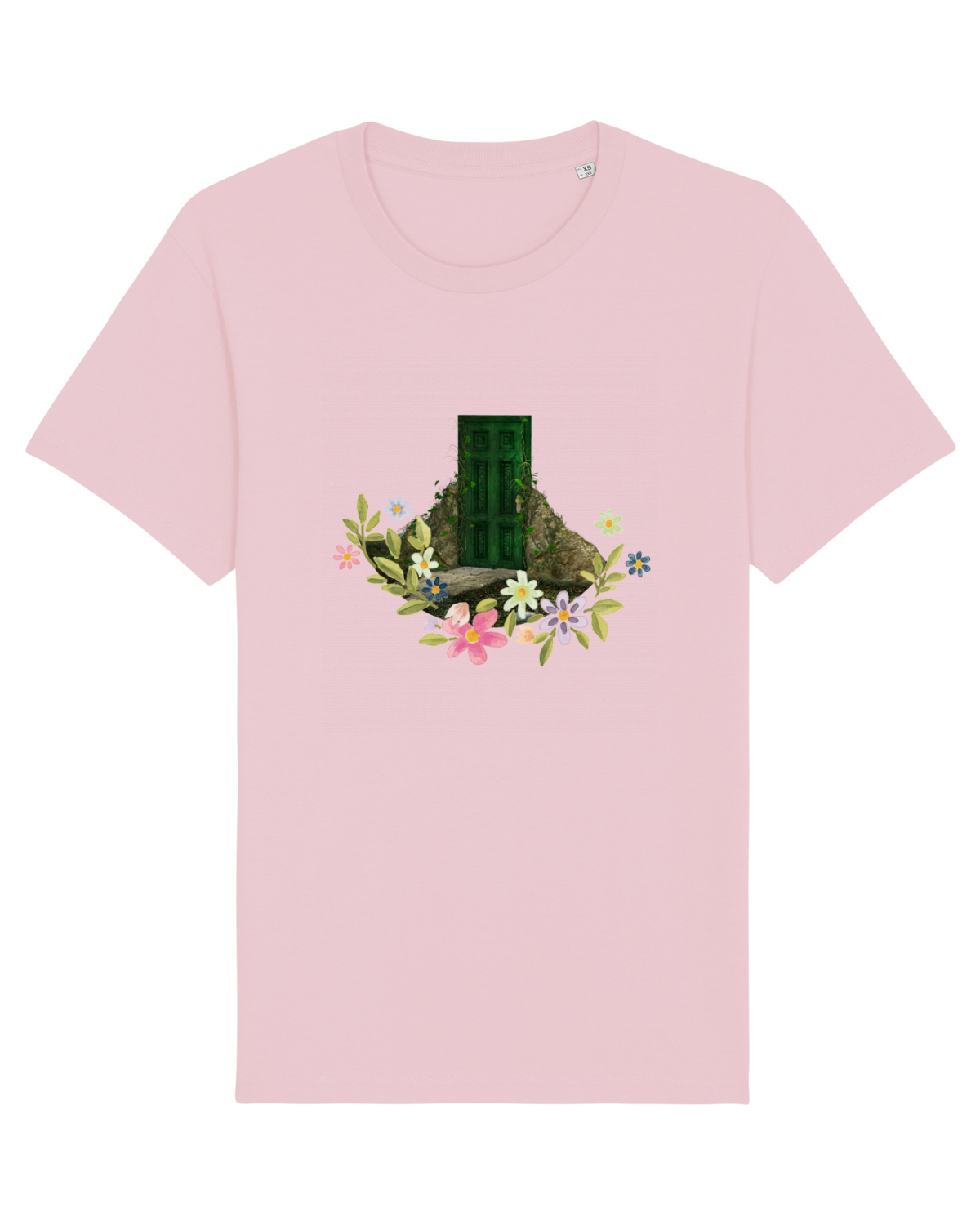 Tricou mânecă scurtă Unisex Rocker Cotton Pink
