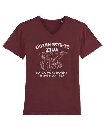 Odihnește-te ziua ca să poți dormi bine noaptea Burgundy