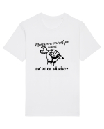 Munca n-a omorât pe nimeni da' de ce să risc? Tricou mânecă scurtă Unisex Rocker