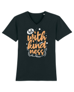 Act with Kindness Tricou mânecă scurtă guler V Bărbat Presenter