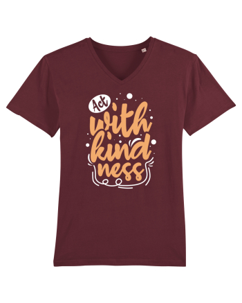 Act with Kindness Burgundy