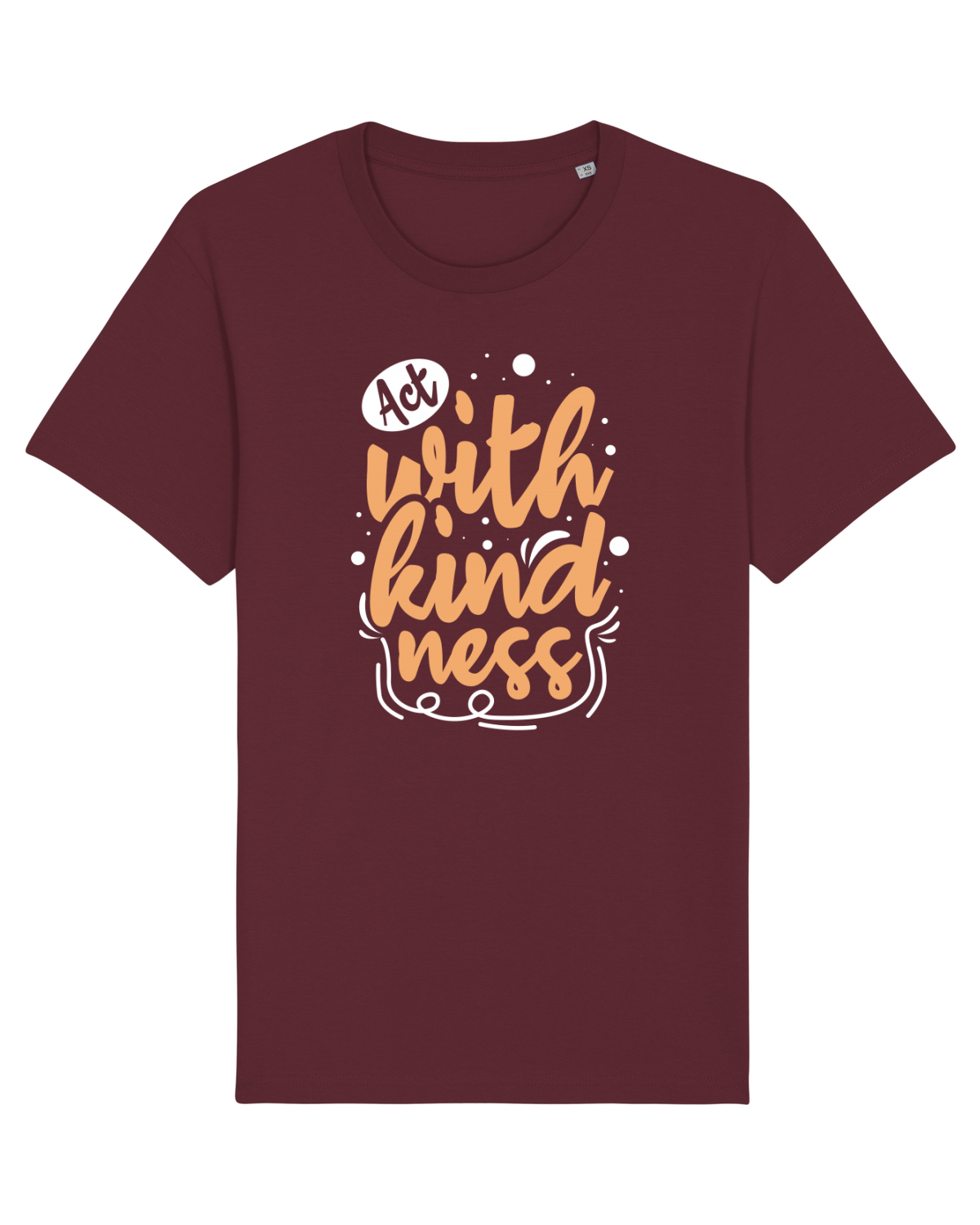 Tricou mânecă scurtă Unisex Rocker Burgundy