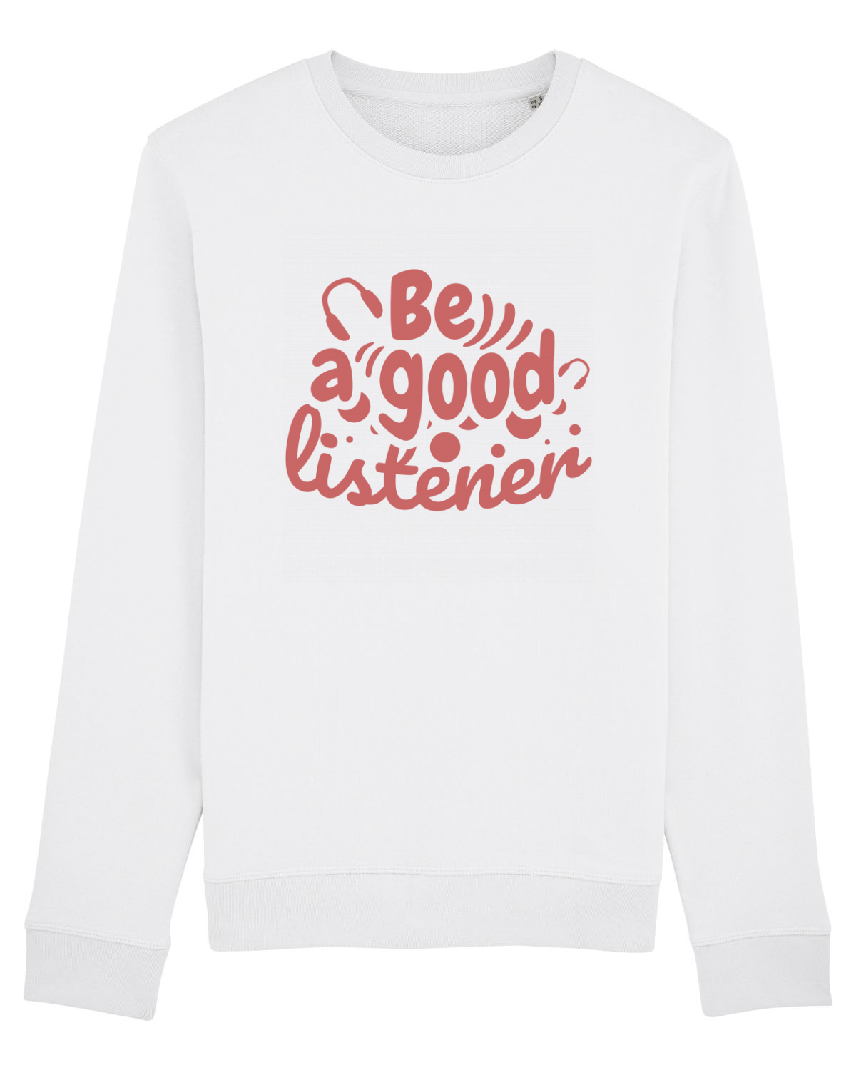 Bluză mânecă lungă Unisex Rise White