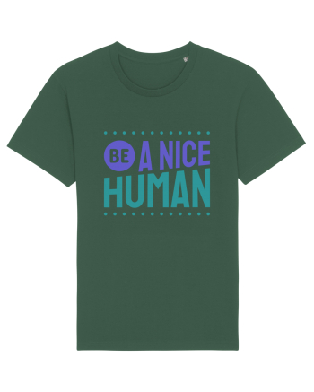 Be a Nice Human Bottle Green
