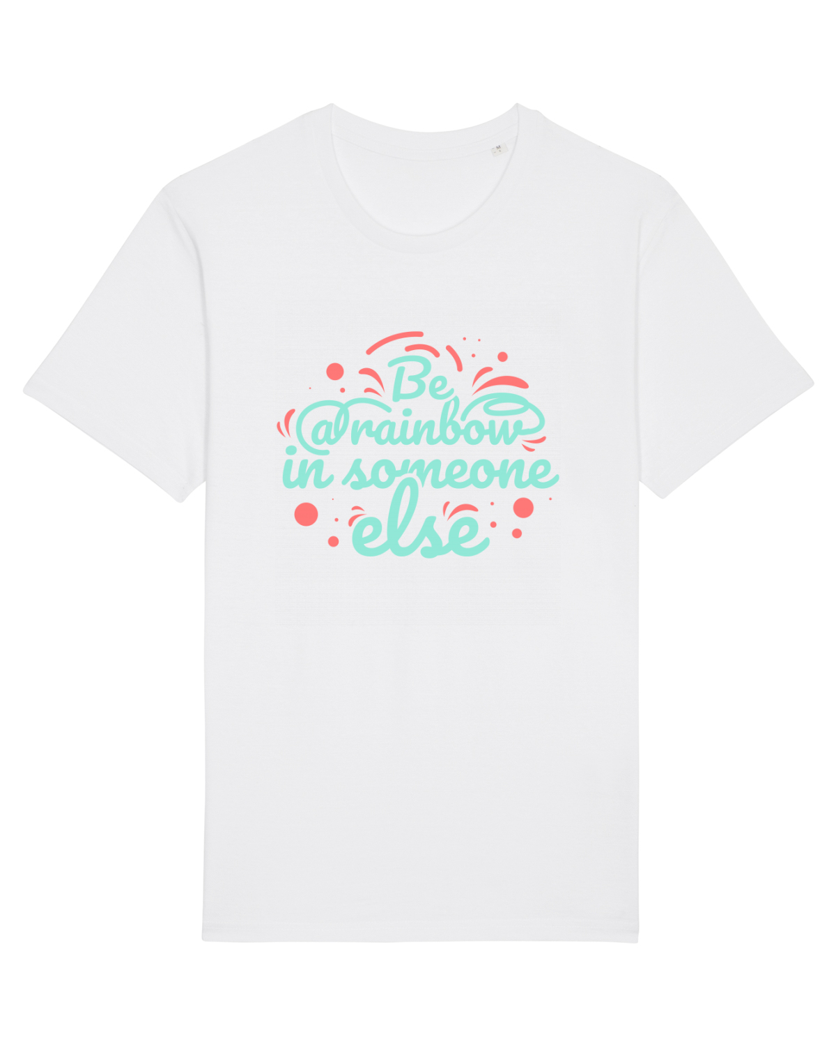 Tricou mânecă scurtă Unisex Rocker White