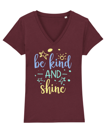Be Kind and Shine Burgundy