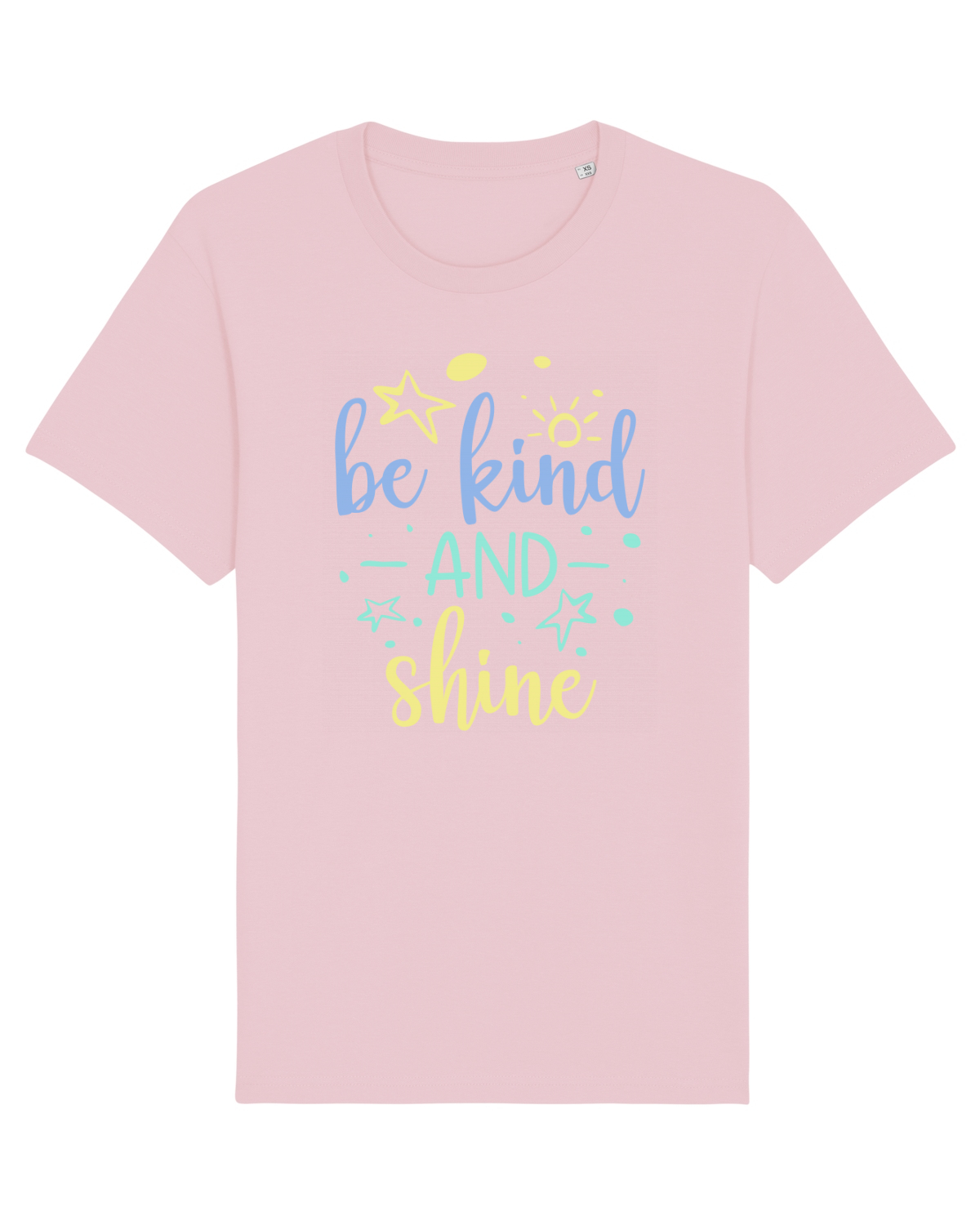 Tricou mânecă scurtă Unisex Rocker Cotton Pink