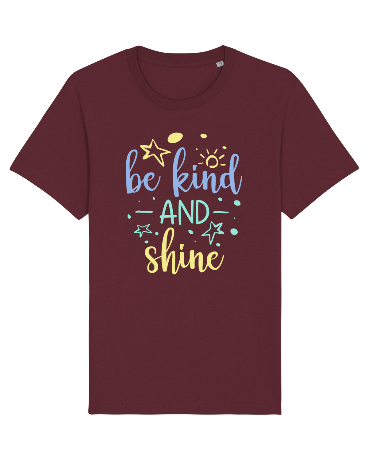 Tricou mânecă scurtă Unisex Rocker Burgundy
