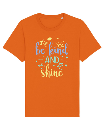 Be Kind and Shine Bright Orange