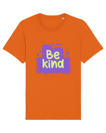 Be Kind Bright Orange