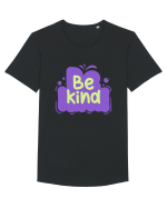 Be Kind Tricou mânecă scurtă guler larg Bărbat Skater