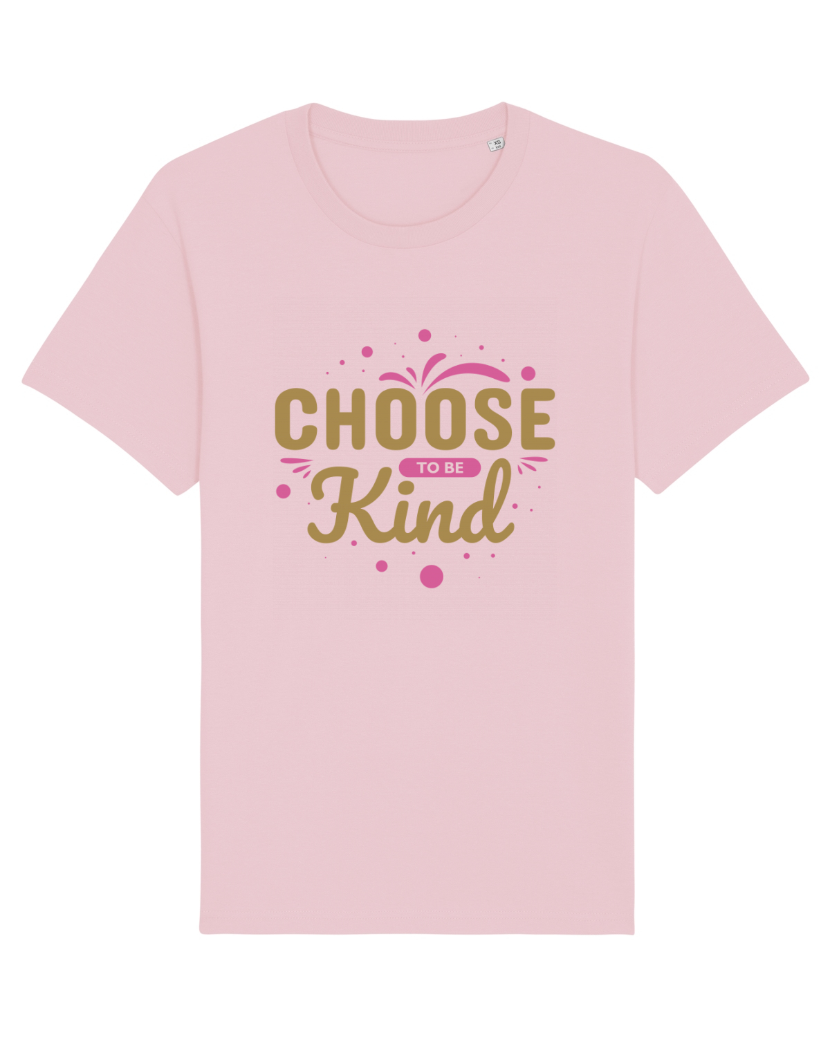 Tricou mânecă scurtă Unisex Rocker Cotton Pink