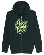 Give and Love Hanorac cu fermoar Unisex Connector