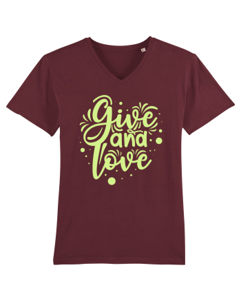 Give and Love Burgundy
