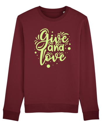 Give and Love Burgundy