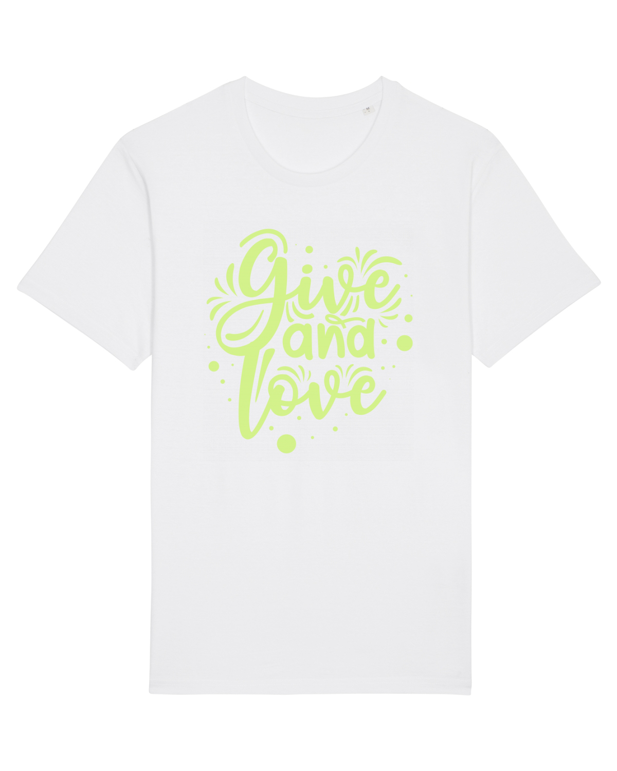 Tricou mânecă scurtă Unisex Rocker White