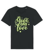 Give and Love Tricou mânecă scurtă Unisex Rocker
