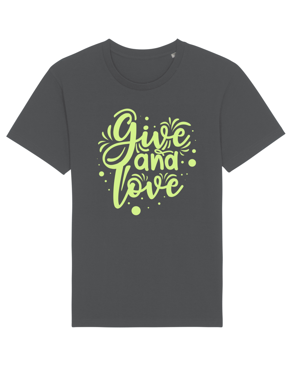 Tricou mânecă scurtă Unisex Rocker Anthracite