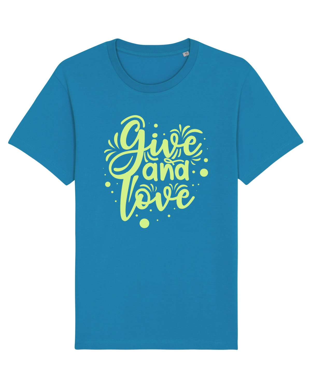 Tricou mânecă scurtă Unisex Rocker Azur