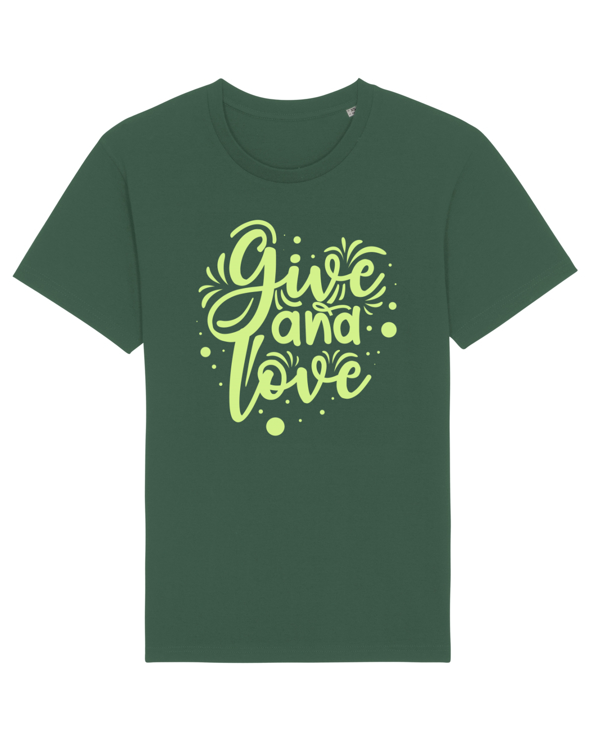 Tricou mânecă scurtă Unisex Rocker Bottle Green