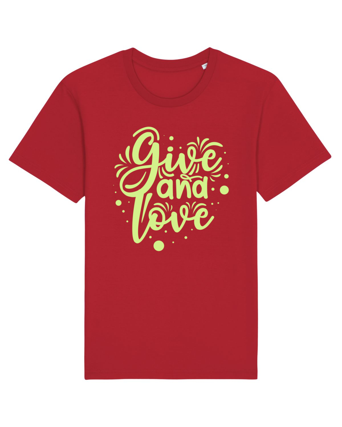 Tricou mânecă scurtă Unisex Rocker Red